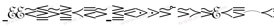 IlluminatiOneSSiDisplayCaps Medium字体转换